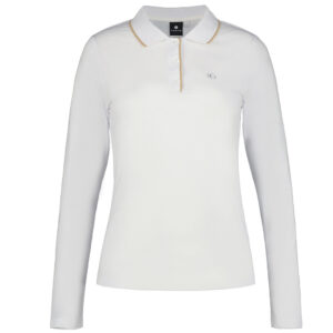 Luhta Hartikkala Polo Longsleeve White - Afbeelding 3