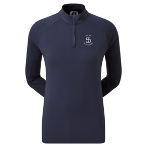 FootJoy Half-Zip Midlayer Dames Navy Logo DGC