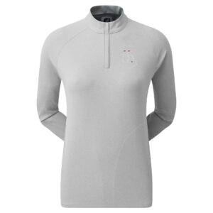 FootJoy Half-Zip Midlayer Dames Grey Logo DGC - XL