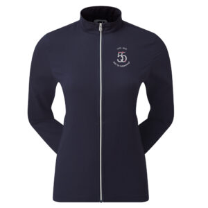 FootJoy Dames Full-Zip Wind Jacket Navy Logo DGC