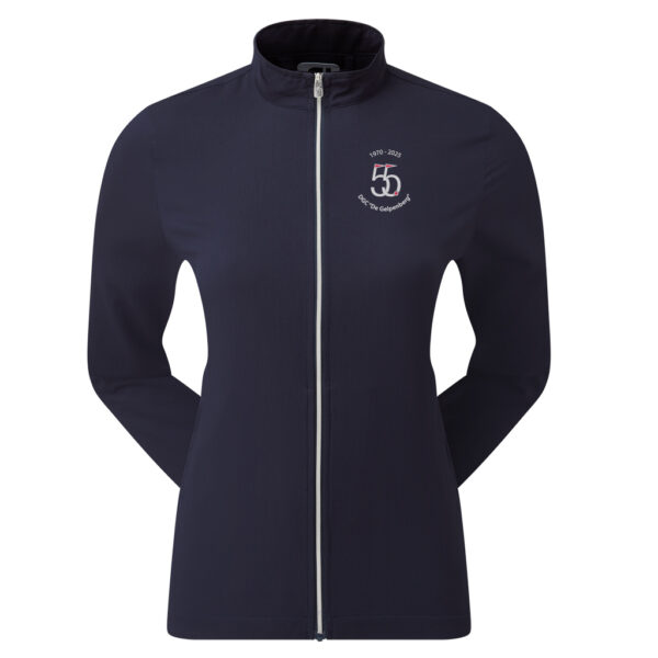 FootJoy Dames Full-Zip Wind Jacket Navy Logo DGC
