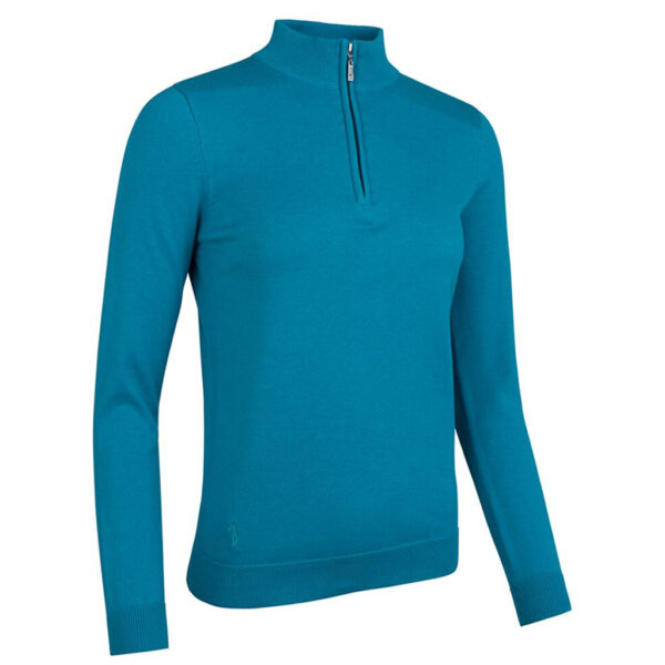 Glenmuir Ava Quarter Zip Golf Sweater Lagoon
