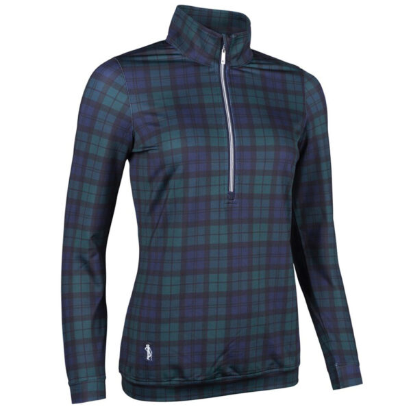 Glenmuir Carina Midlayer Longsleeve Tartan