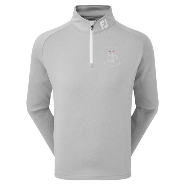 FootJoy  Chill Out Heren Pullover Heather Grey Logo DGC