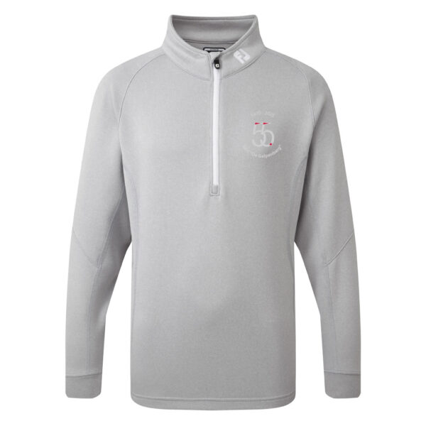 FootJoy Chill Out Junior Pullover Grey Logo DGC