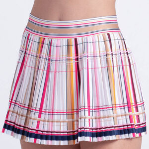 Lucky in Love Plaid Vibes Pleated Skirt