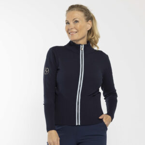 PAR69 Bernou Cardigan Dark Navy Light Blue – Bild 2