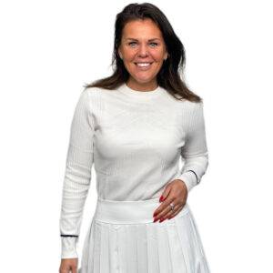 Callaway Chev Sweater With Tipping Brilliant White - Afbeelding 2