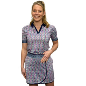Callaway Chev Geo 1/2 Sleeve Polo Flintstone – Bild 2