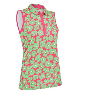 Callaway Floral Sl Polo Cheeky Pink – Bild 5