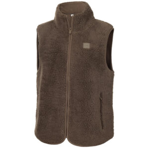 Calvin Klein Eira Bonded Fleece Gilet Cedar  Brown