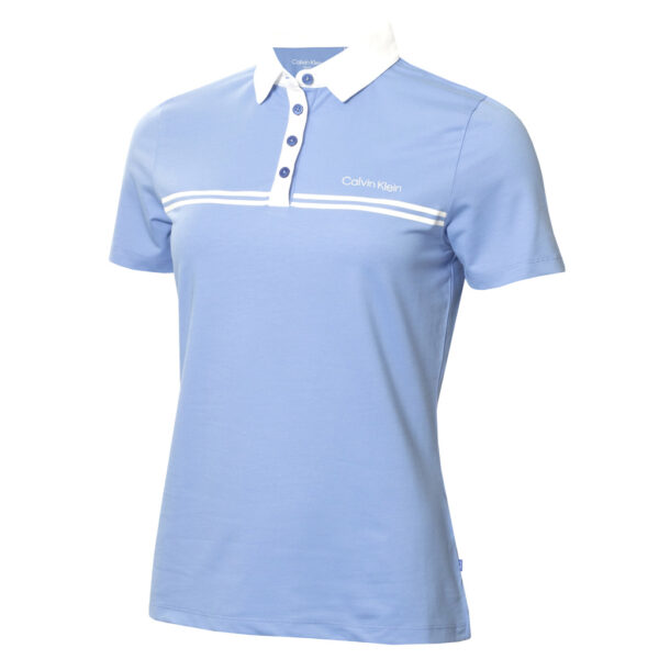 Calvin Klein Bellevue Damespolo Cornflower Blue