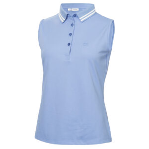 Calvin Klein Brightmeadow Mouwloze Damespolo Cornflower Blue