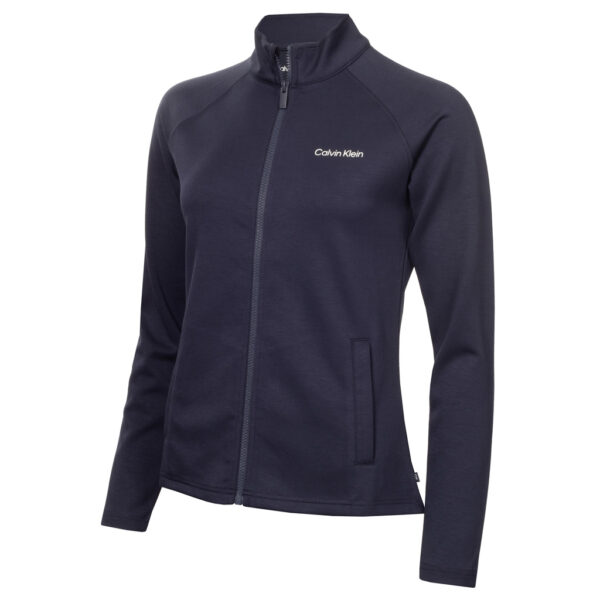 Calvin Klein Blanco Full Zip Top Navy
