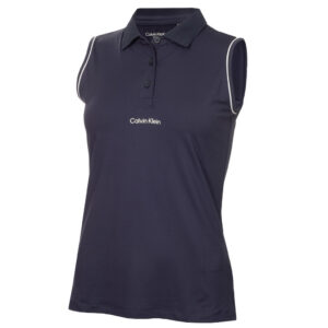 Calvin Klein Manele Sleeveless Polo Navy