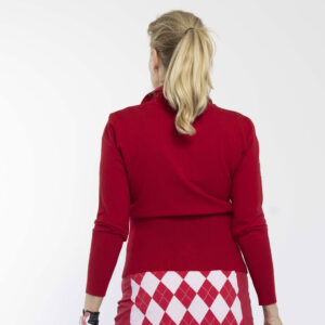 PAR69 Bernou Cardigan Red Pink – Bild 2