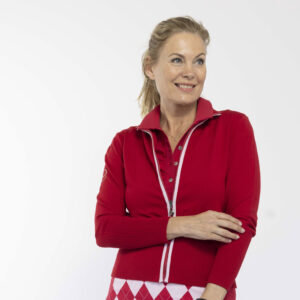 PAR69 Bernou Cardigan Red Pink – Bild 3