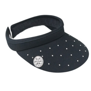Crystal Clip Golf Visor with Ball Marker Navy