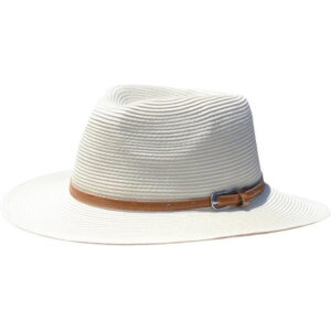 House Of Ord Bella Fedora Ivory/Ivory