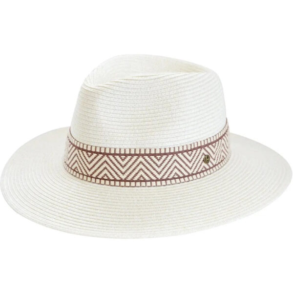 House of Ord Kassena Fedora Ivory/Taupe 58 cm.