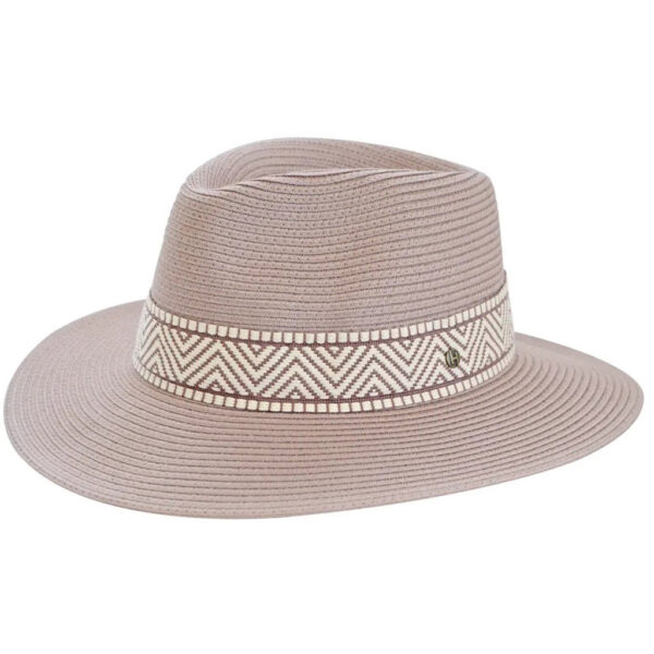 House Of Ord Kassena Fedora Taupe/Taupe