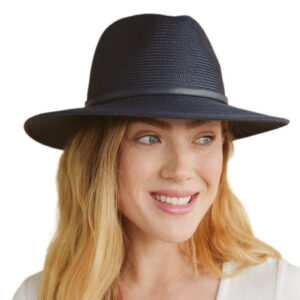 House of Ord Contour Fedora Navy