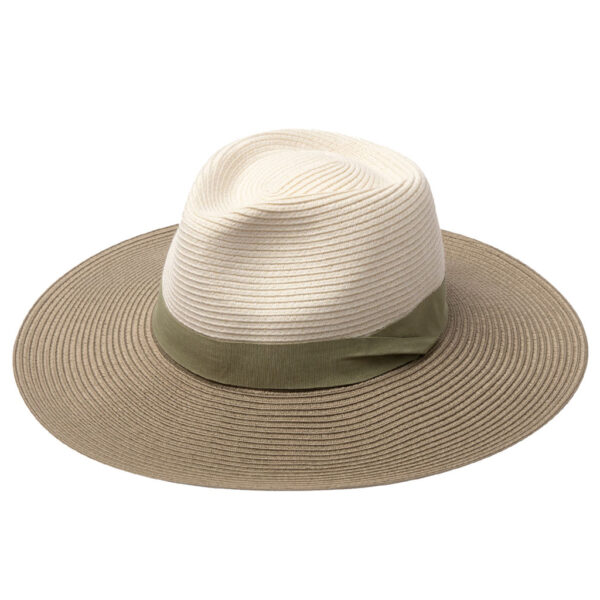 House Of Ord Vineyard Fedora Mixed Ivory/Olive 58 cm.