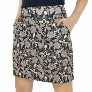 Func Factory Soft Skort Dark Paisley