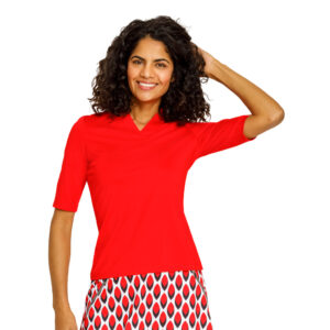 Tail Albie Elbow Sleeve Poloshirt Cardinal Red - Afbeelding 2