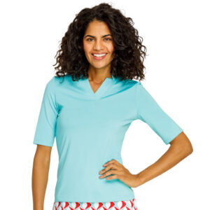 Tail Albie Poloshirt Aqua Sky