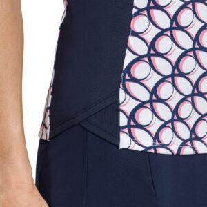 Tail Coralis Mouwloos Poloshirt Twilight Geo - Afbeelding 4