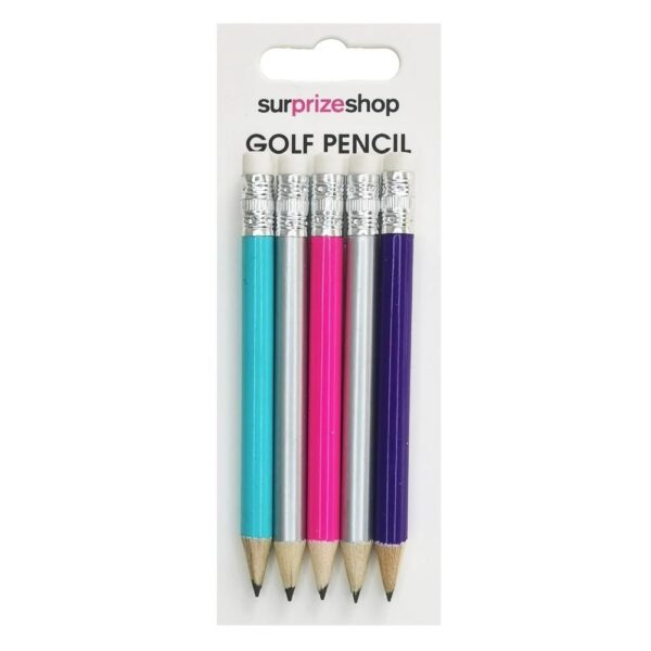 Pack of 5 golf pencils