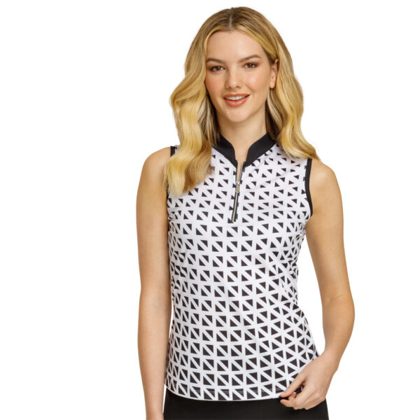 Tail Bixby Mouwloos Poloshirt Willow