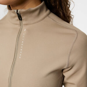 J.Lindeberg Mel Zip Mid Layer Vintage Khaki - Afbeelding 4