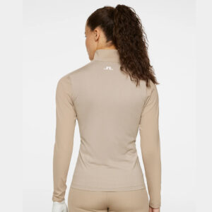 J.Lindeberg Mel Zip Mid Layer Vintage Khaki - Afbeelding 5