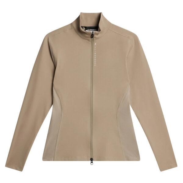 J.Lindeberg Mel Zip Mid Layer Vintage Khaki