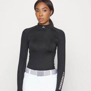 J.Lindeberg Asa Soft Compression Top Zwart - Afbeelding 4