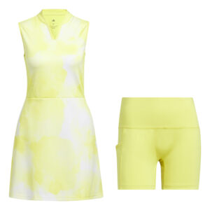 Adidas Ultimate365 Tour Hybrid Printed Dress Pure Sulfur – Bild 2