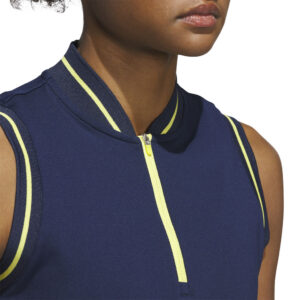 Adidas Ultimate365 Zip Polo Collegiate Navy – Bild 5