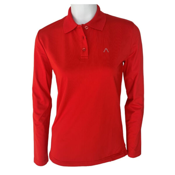 Alberto Lotte Dry Comfort Polo Longsleeve Oranje