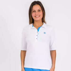 Chiberta Maina Poloshirt White