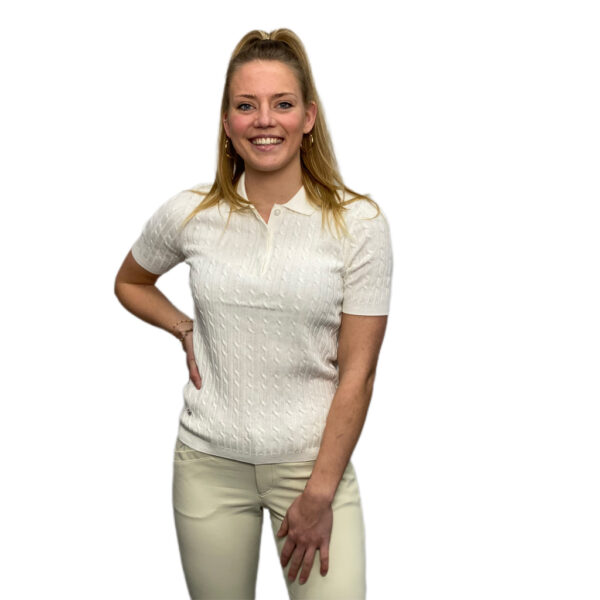 Daily Sports Madelene Poloshirt (room)Wit