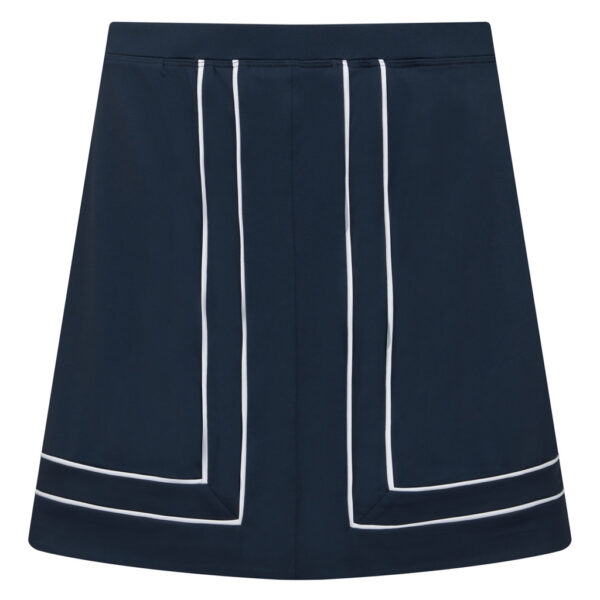 Original Penguin Colour Block Skort With Pleats Black Iris Blauw