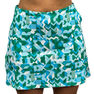 Original Penguin Printed A-line skort Emerald