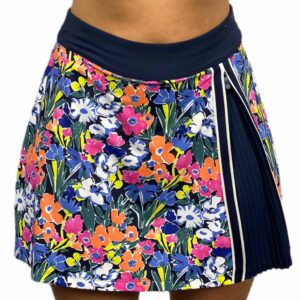 Original Penguin Asymmetrical Zip-Pleat Skort