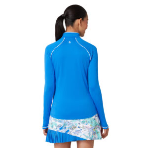 Original Penguin Veronica Sun Protection Longsleeve French Blue - Afbeelding 3