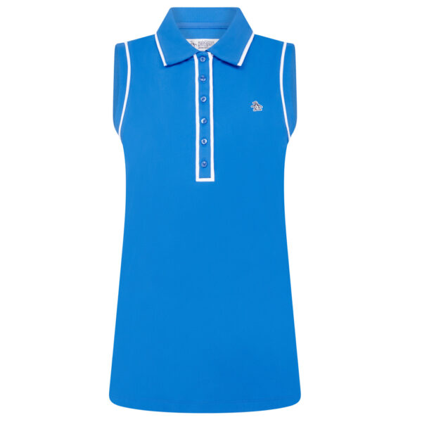 Original Penguin Sleeveless Veronica Polo French Blue