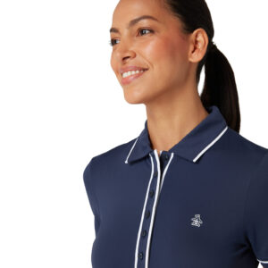 Original Penguin Veronica Polo Black Iris (blauw) - Afbeelding 2