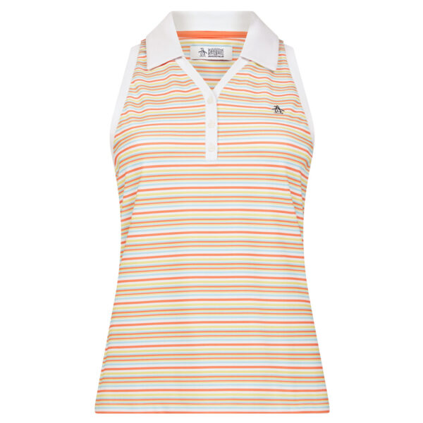 Original Penguin Ribbed Fine Line Stripe Polo