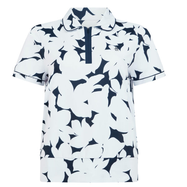 Original Penguin Riviera Floral Polo With Mesh